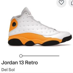 Jordan 13 Retro Del Sol Mens 7 Womens 8.5 EUC
